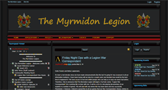 Desktop Screenshot of myrmidon.org